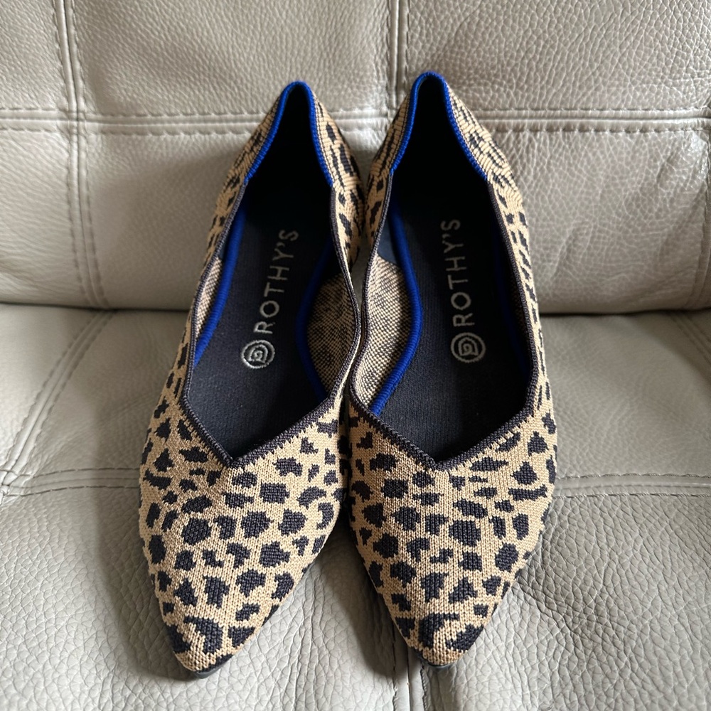 COPY - Rothy's The Point Cloud zebra  Flat Womens 9w